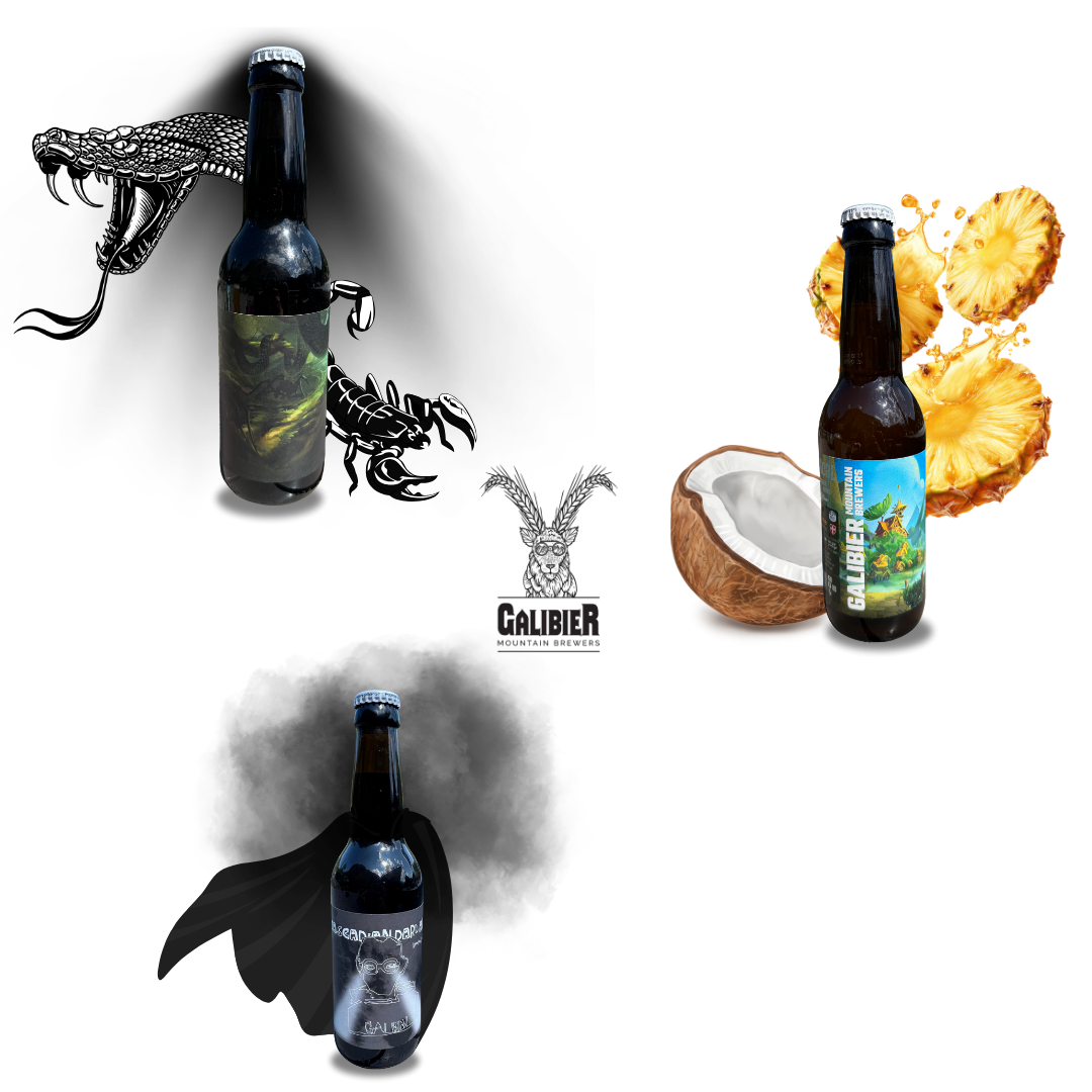 Les bières éditions limitées de la Brasserie Galibier.